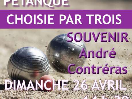 Concours de boules "Souvenir André Contréras"
