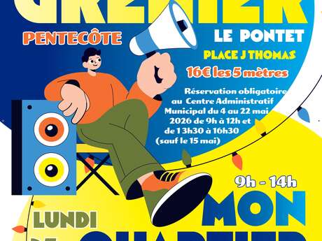 Mon quartier en fête et vide grenier de Pentecôte