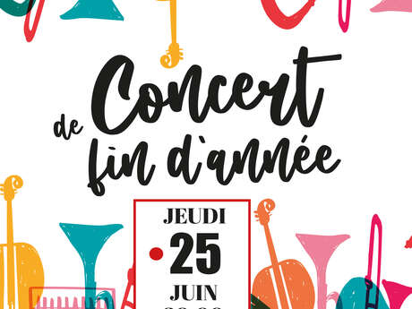 Concert de fin d'année de l'Ecole de Musique