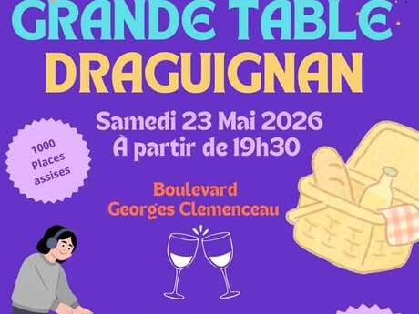 Grande table Draguignan