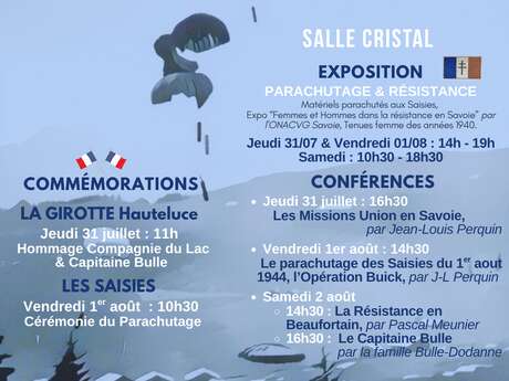Cérémonie commémorative du parachutage - 1er août 1944