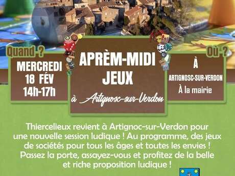 Après-midi jeux de société