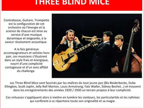 Jazz club du Pays d'Aix - Concert Three Blind Mice