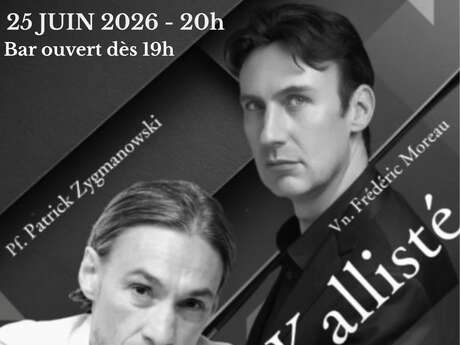 Concert Piano et Violon - Patrick Zygmanovsi et Frédéric Moreau