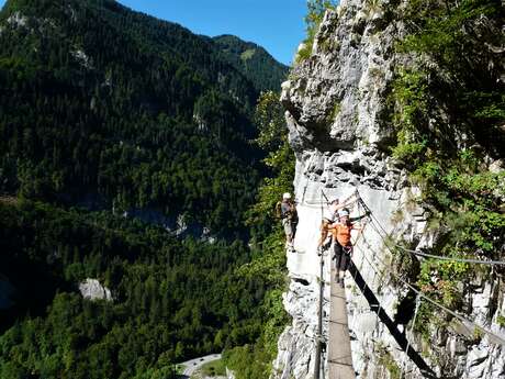 Trekycimes : Sortie Via Ferrata accompagnée - l'émotion à flanc de montagne
