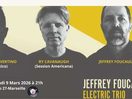Concert de Jeffrey Foucault electric trio (Feat. John Convertino de Calexico)