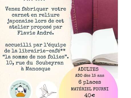 Atelier de reliure japonaise