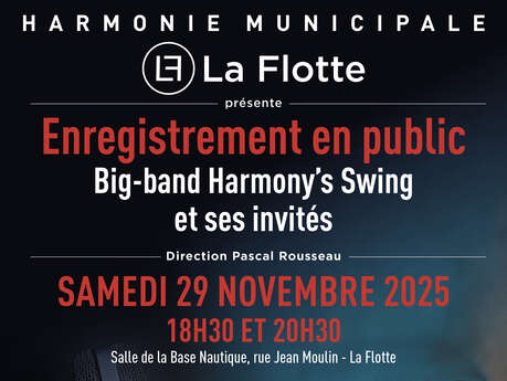 Live-Aufnahme der Harmony's Swing Big Band