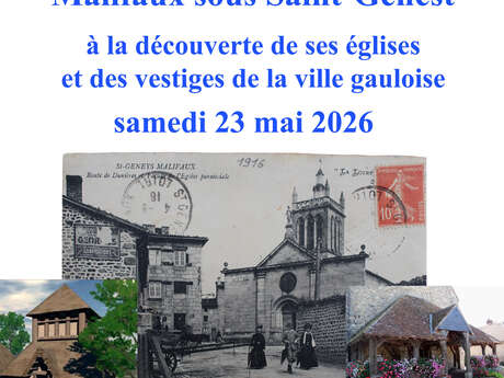Visite "Malifaux sous Saint-Genest" de la Société d'Histoire