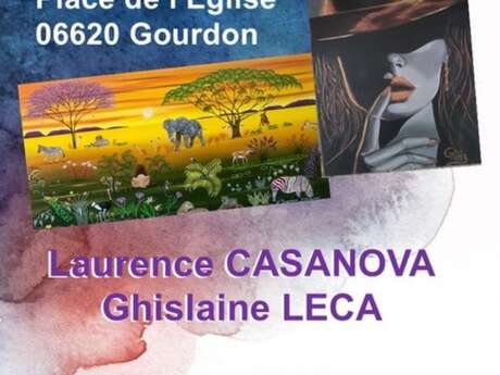 Exposition Laurence CAZANOVA & Ghislaine LECA