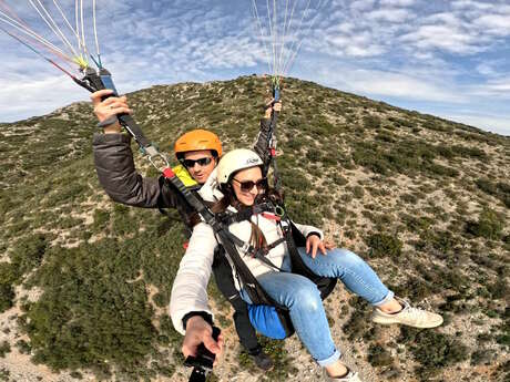 Parapente : vol sur Garlaban