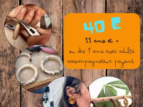 Atelier fabrique tes bijoux en bois !