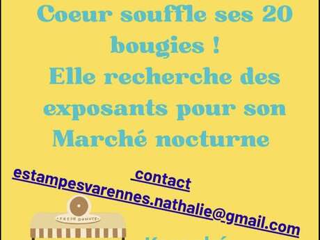 Marché nocturne à Villelaure