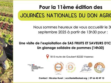 Journées nationales du don agricole