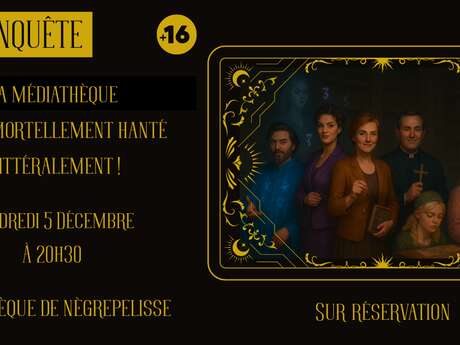 La médiathèque c’est mortellement hanté - Littéralement ! (Jeux d'enquête)