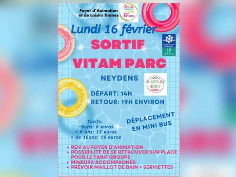 Sortie à l'espace aquatique "Vitam Parc"