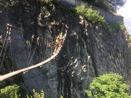 Encadrement via ferrata