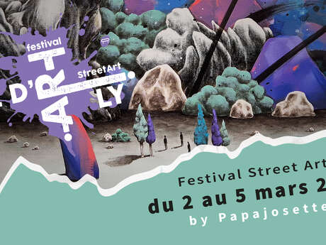 Höhepunkt des Street Art Festivals in Crest-Voland / Cohennoz