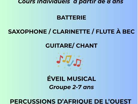 Cours de musique