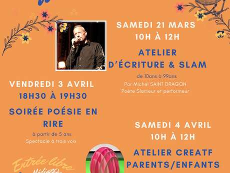 Printemps des poètes : soirée "Poésie en rire"