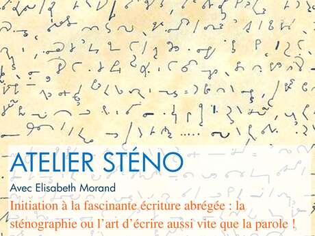 Stenography workshop