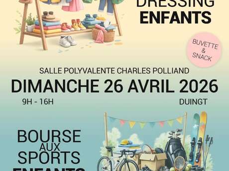 Vide dressing et bourse aux sports enfants