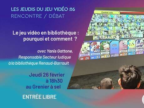 Les jeudis du jeu vidéo #6 - Le jeu vidéo en bibliothèque, pourquoi et comment ?