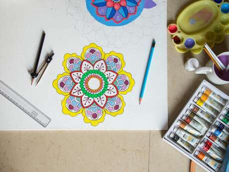 Atelier - Kolam et mandalas