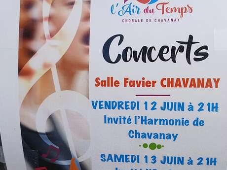 Concerts de la chorale "L'Air du temps"