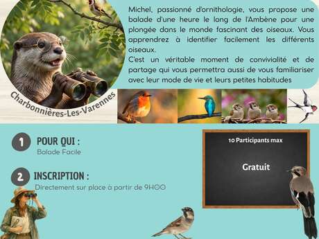 Le Moulin d'Edmond : Balade Ornithologique