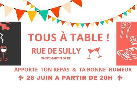 Tous à Table Rue de Sully