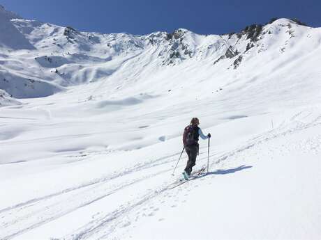Itinéraire de ski de randonnée : Montée au Lac de Roy