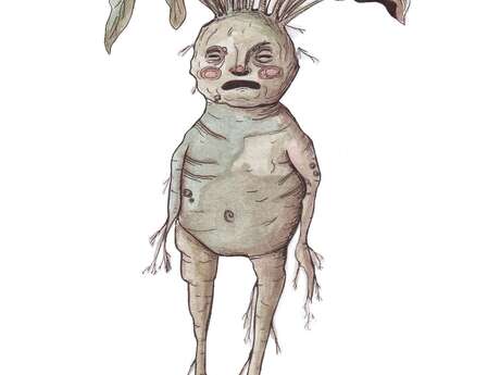 Pichoun'ventures d'hiver : Fabrication en argile d'un mandragore