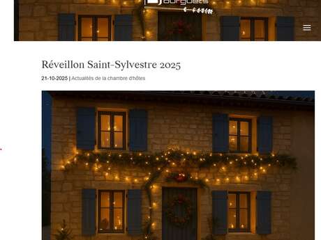 Réveillon Saint-Sylvestre à La Bastide des Bourguets
