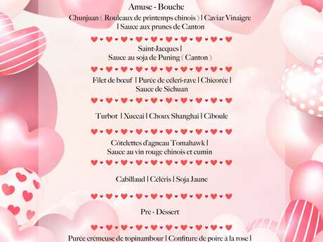 La Saint-Valentin Chez Bistro Wu