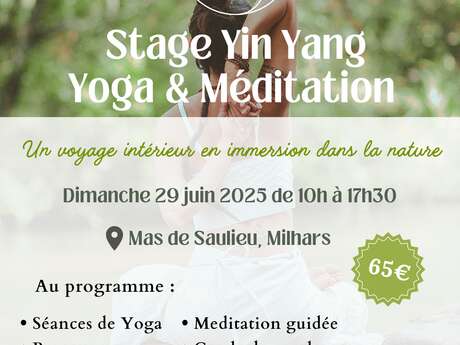 Stage Yin Yang Yoga & Méditation