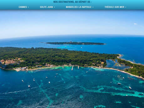 Ile Sainte Marguerite au départ de Théoule-sur-Mer