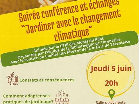 Soirée conférence "Jardiner avec le changement climatique"