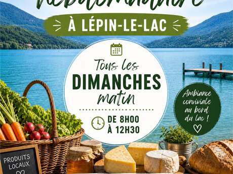 Marché de Lépin-le-Lac