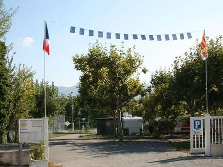 Camper vans motorway services