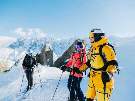Vallée Blanche à ski