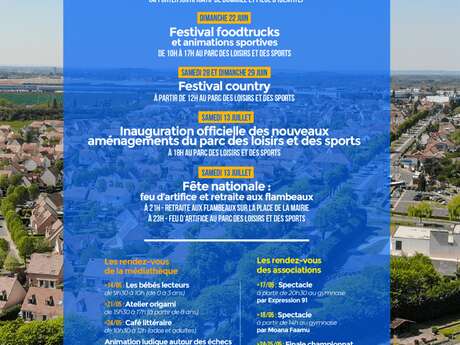 Festivals foodtrucks et animations sportives