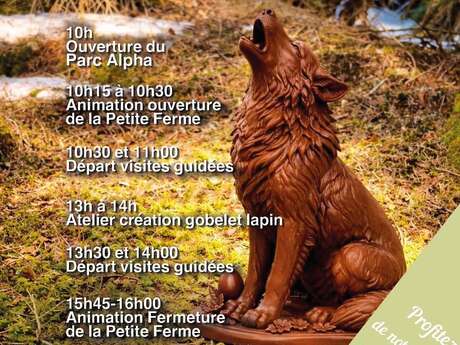 Programme des vacances de printemps au Parc Alpha