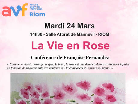 Conférence La Vie en Rose