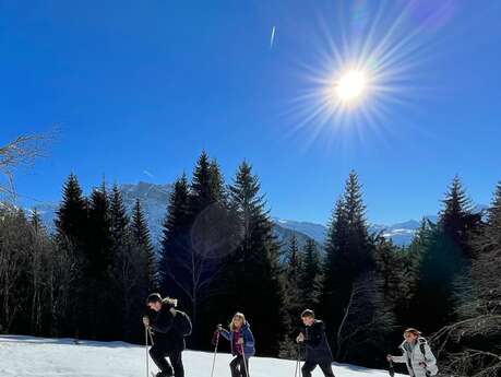 Snowshoeing in the Haut-Giffre