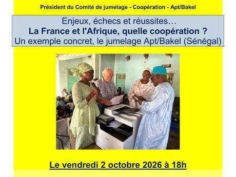 Conférence/Débat à l'initiative du Cercle Condorcet du pays d'Apt