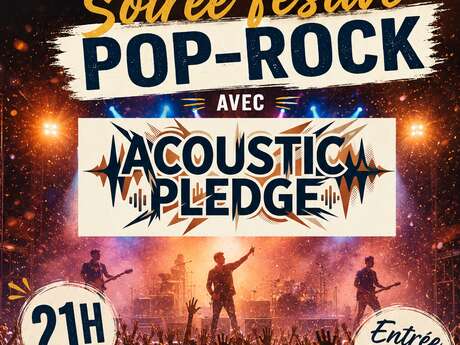 Soirée festive Pop-Rock avec Acoustic Pledge
