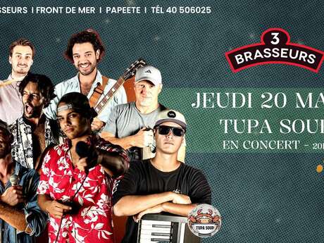 Tupa Soup in concert - 3 Brasseurs Tahiti