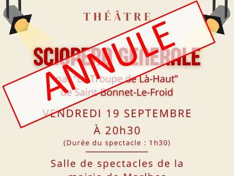 ANNULE - Théâtre "Sciopero générale"