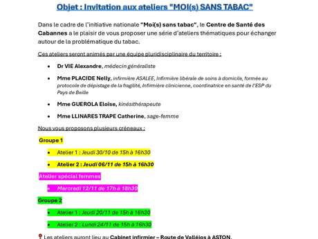 Talleres "Yo sin humo